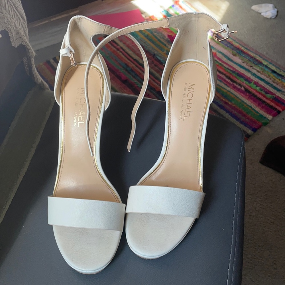 white heels size 11